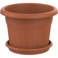 Flower Pot Round With Tray